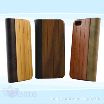 Case Hand Craft Wood Glide Cover Case sublimation mobile phone wood case for iphone 5s